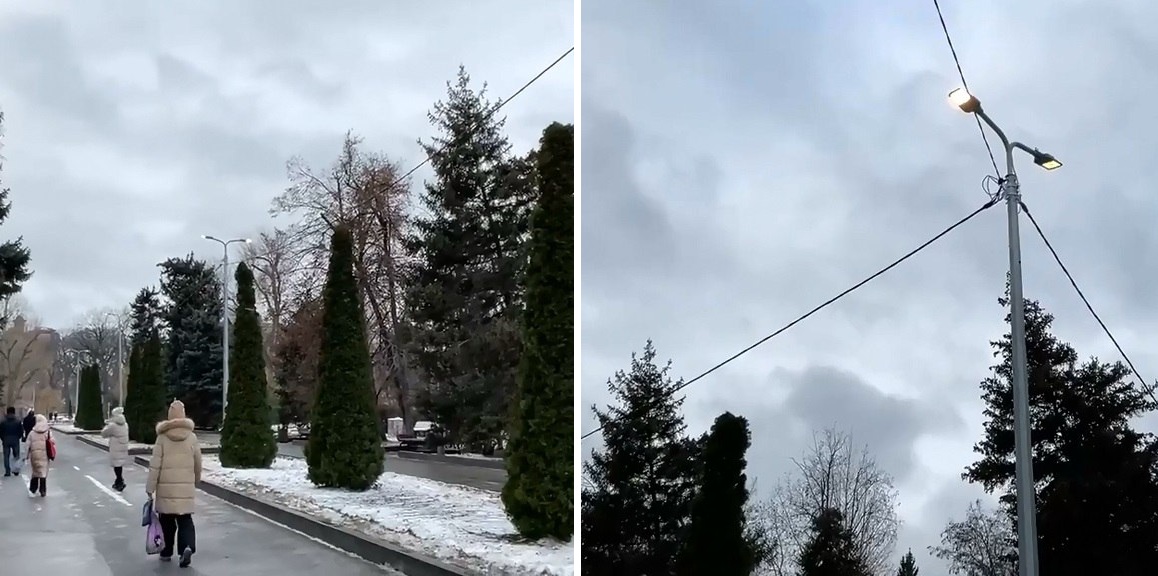 В горпарк Саратова спустя четыре месяца вернулся свет